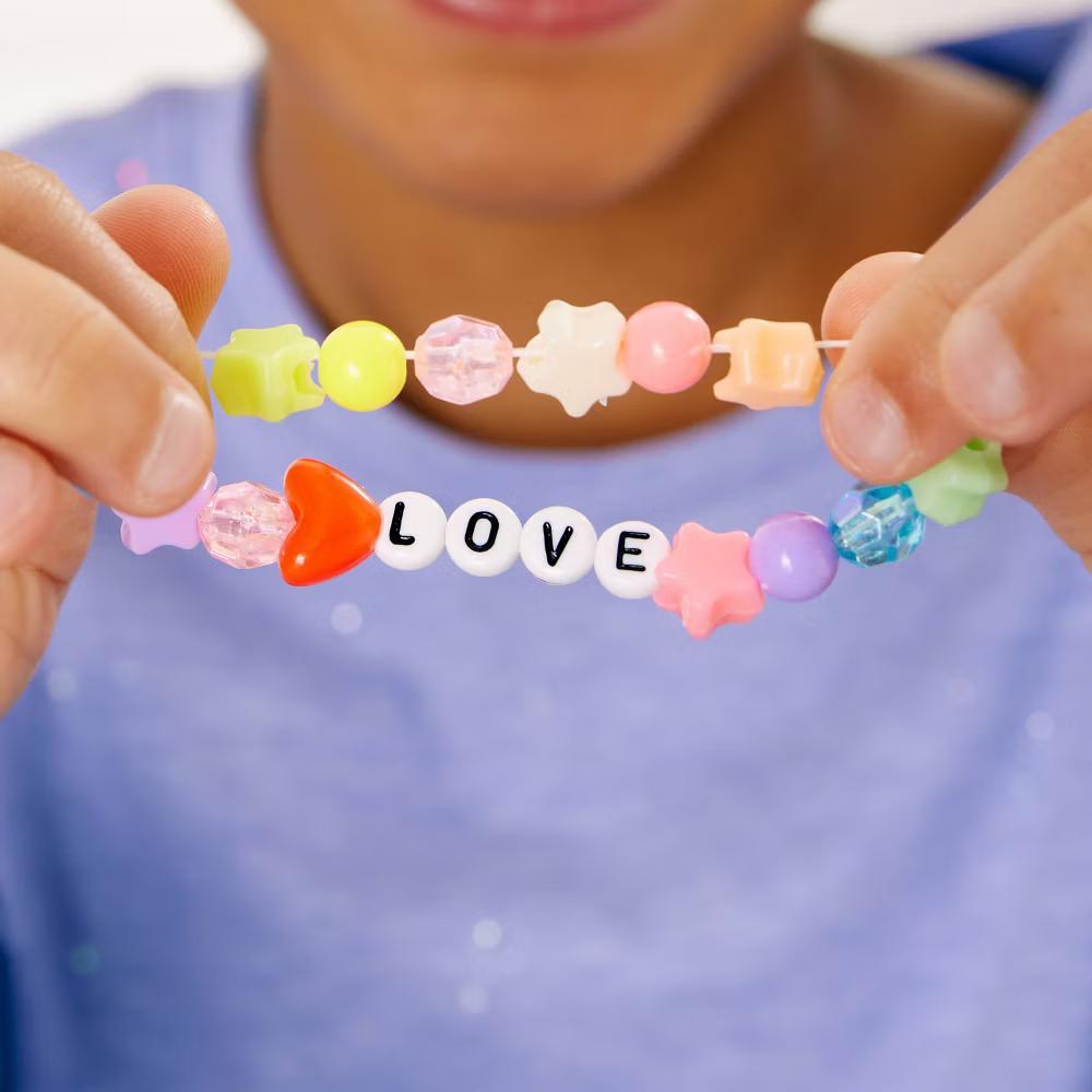 Creativity for Kids Mermaid Bead Jewelry Jar: Craft Kit with Beads & Cord for Ages 6 - Image 2