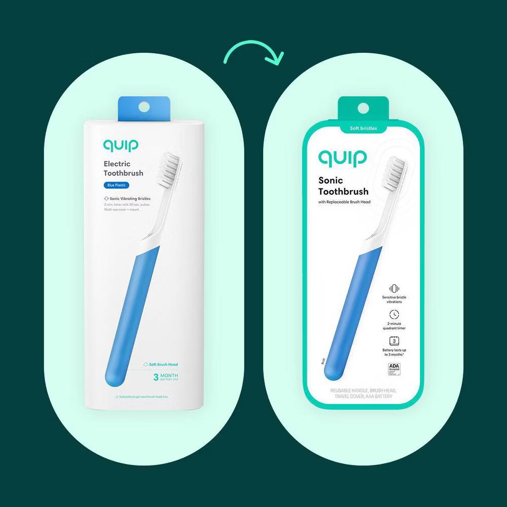 quip Electric Toothbrush with Timer and Travel Cap - Image 14