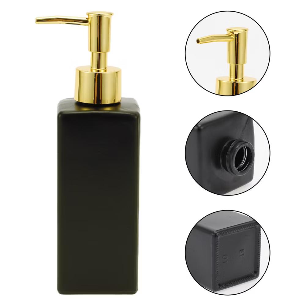 Elegant Square Soap Pump Dispenser for Laundry Rooms 350ml 1 Pc - Image 11
