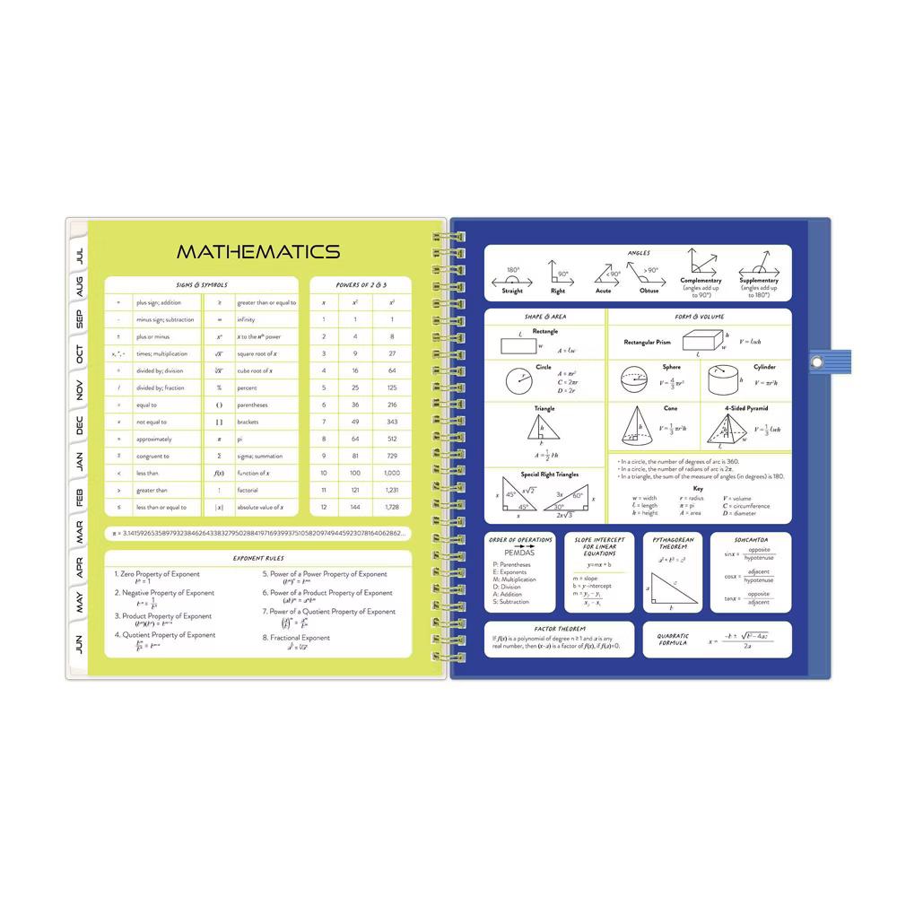 Blue Sky Your Year 7-12 Grade Weekly/Monthly Planner Wirebound 7"x9" Cream Collage - Image 9