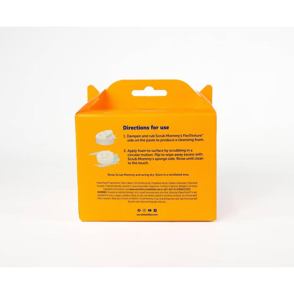 PowerPaste Scrub Mommy Dye Free Sponge Household Cleanser: Foam, Scouring Pads - Image 3