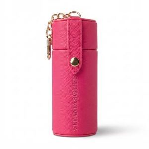 Vitamasques Lip Case Keychain Makeup Pouches - Trio Dark Pink