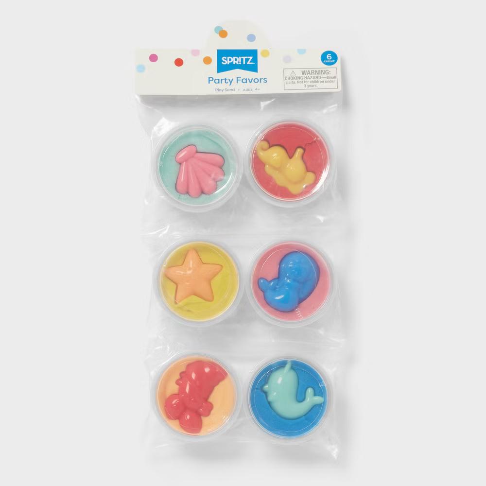 6ct Character Play Sand Party Favors - Kids Party Favor Multi-Colored Ages 4 - Image 3