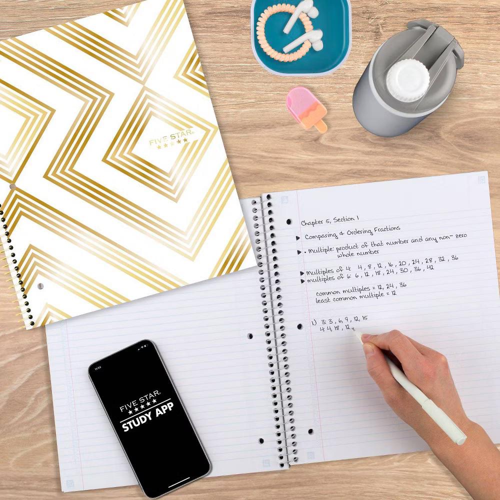 Five Star Fashion Notebook 80ct Style, School Supplies - Image 7