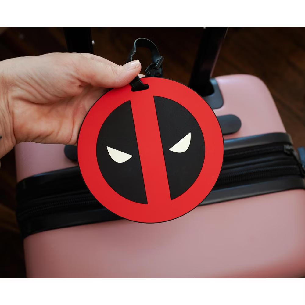 Comics Deadpool Logo Travel Luggage Tag With Suitcase ID Card Label - Image 6