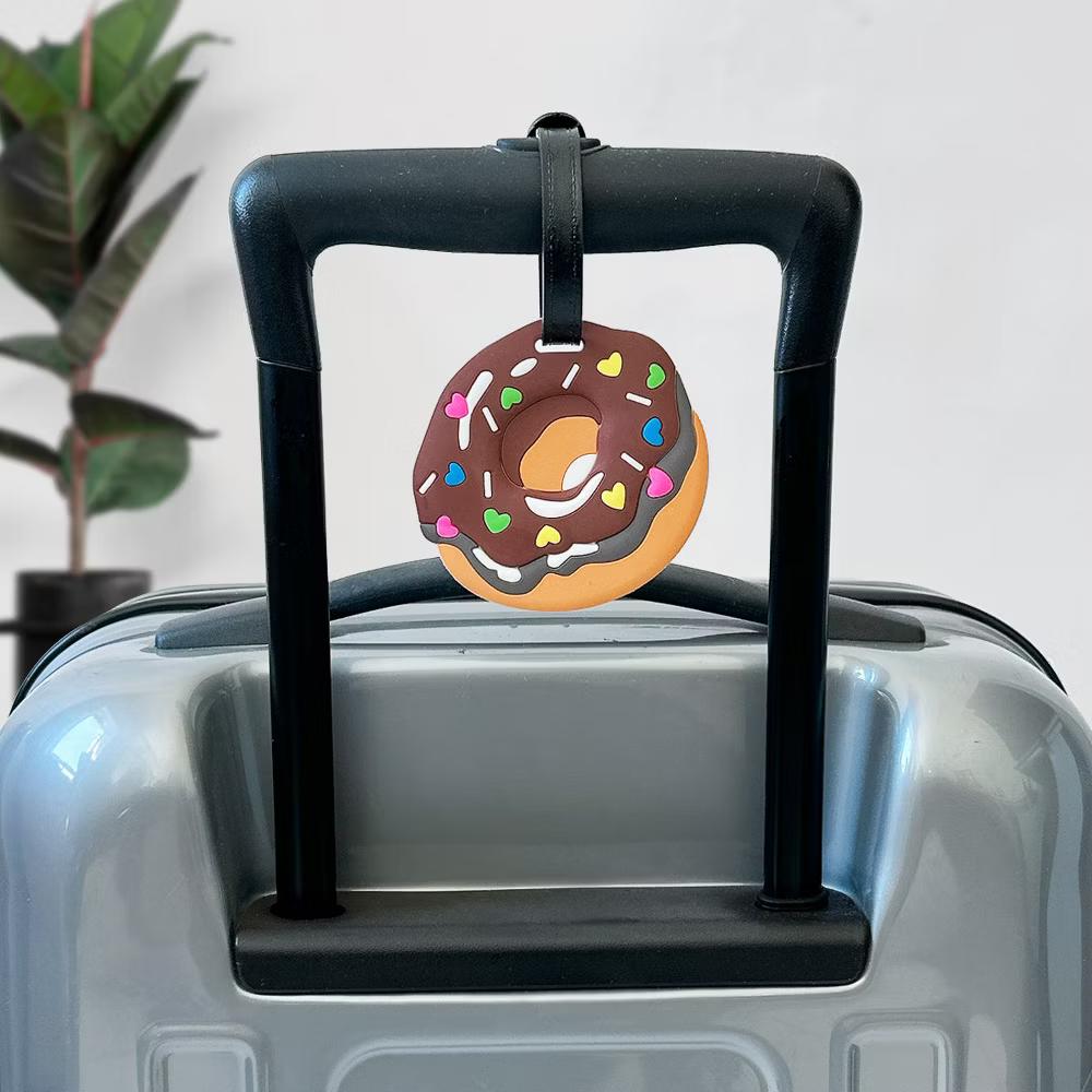 Silicone Animal Luggage Tag with ID Card (Set of 3) - Image 3