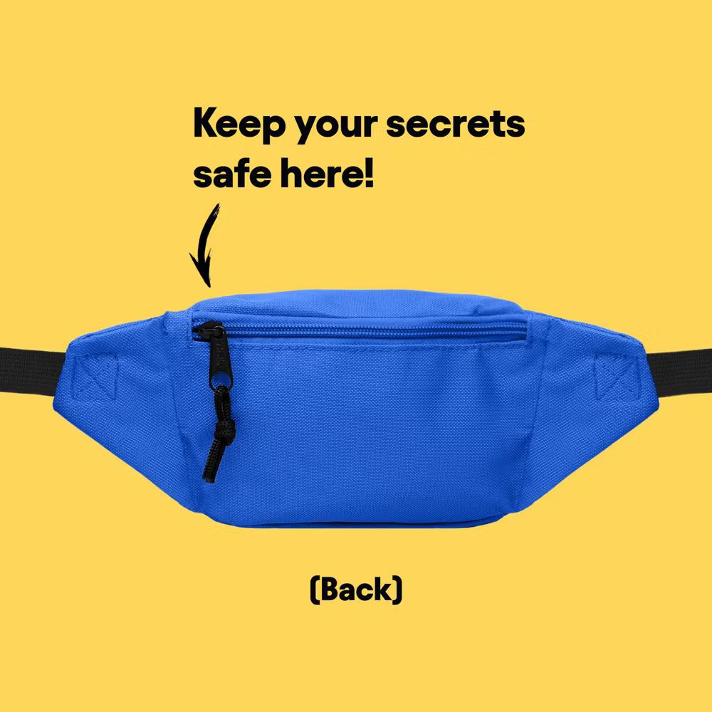 Dalix Fanny Pack w/ 3 Pockets Traveling Concealment Pouch Airport Money Bag - Image 48