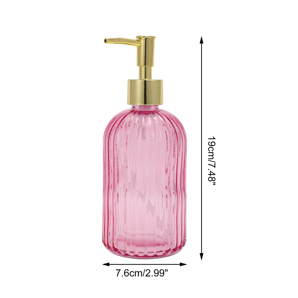 Convenient Vertical Stripe Soap Dispenser 13.53oz 1 Pc - Image 38