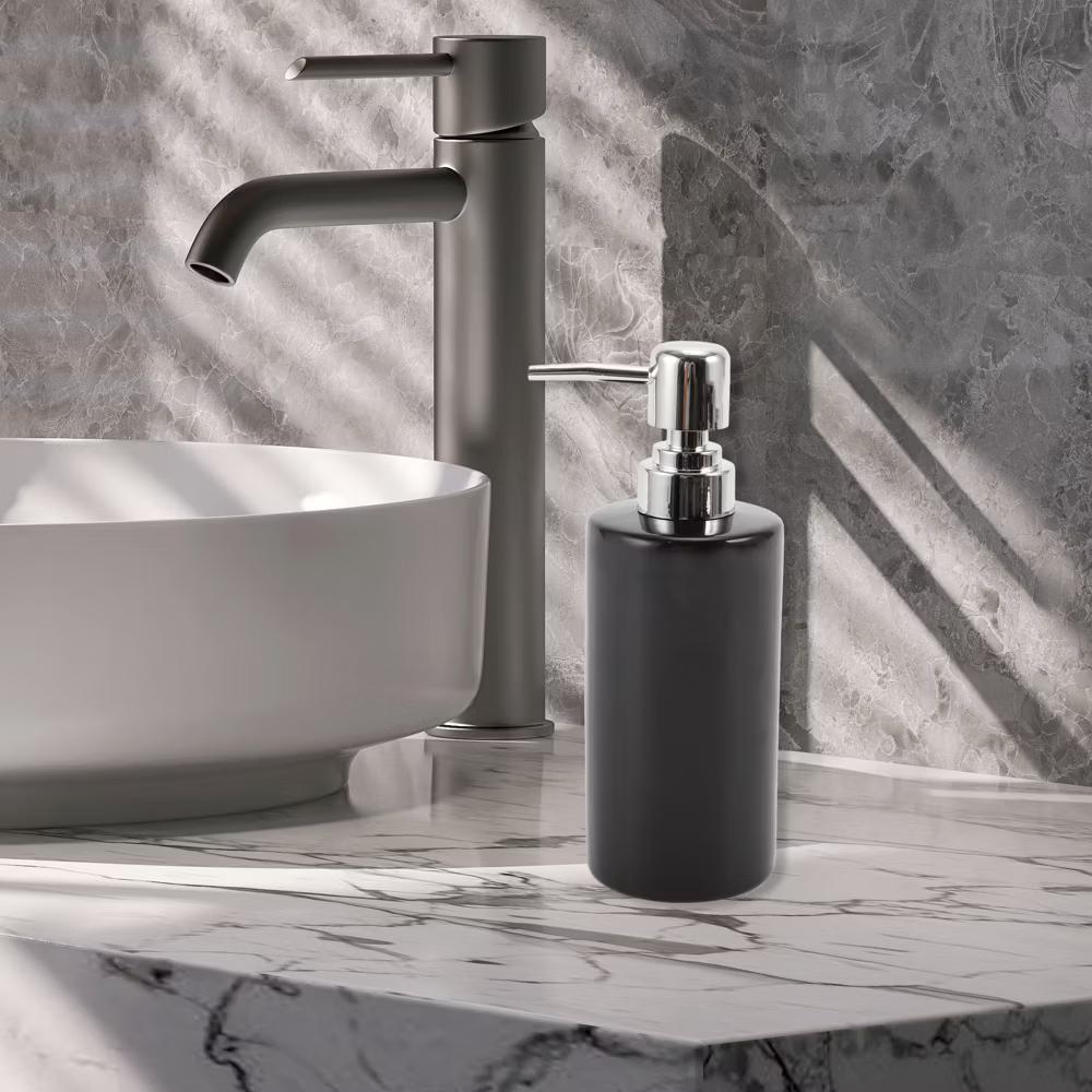 Simple Cylindrical Soap Pump Dispenser for Bathroom 300ml 1 Pc - Image 13