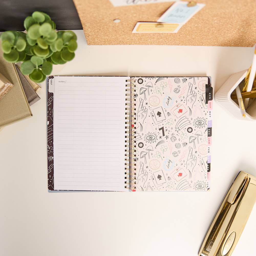 Happy Brands 6.3"x8.5" 2026-2027 Organized Lucky Day Small 12 Months Twin Loop Dated Student Planner - Image 21