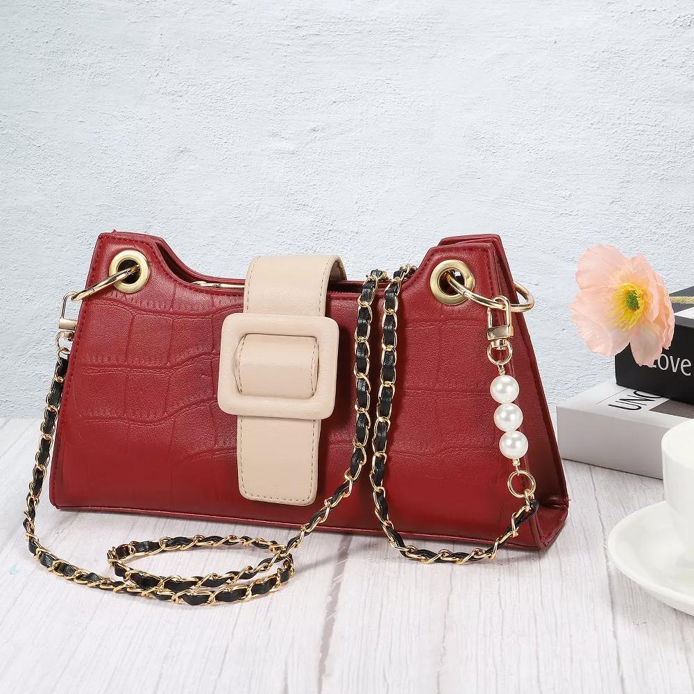 PU Leather Metal Adjustable Handbags Chain Strap Replacement - Image 3