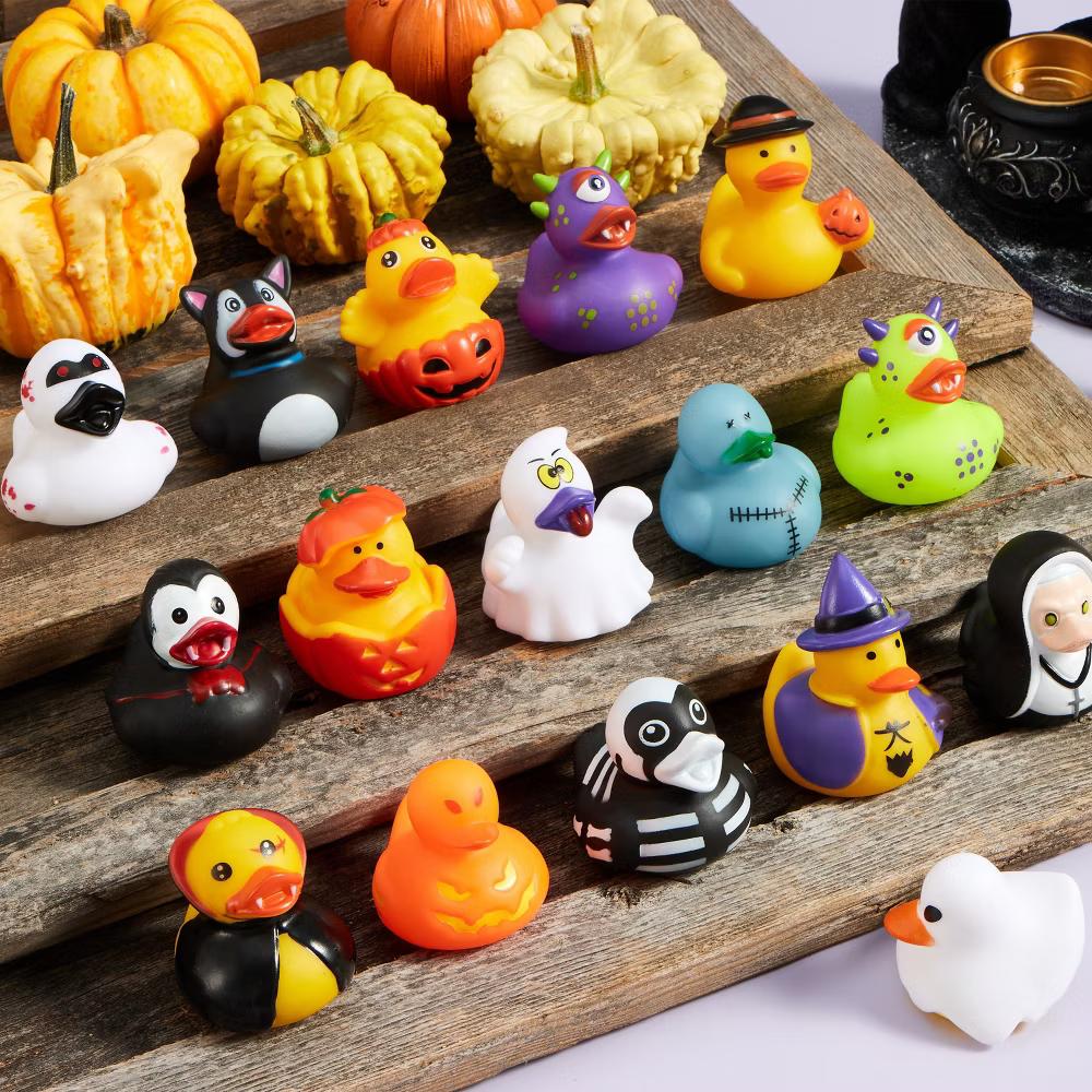 Halloween Party Supplies, Rubber Ducks Party Toys for Halloween Goodie Bag Fillers Decorations School Classroom Game Prizes Baby Bath Toy - Image 29