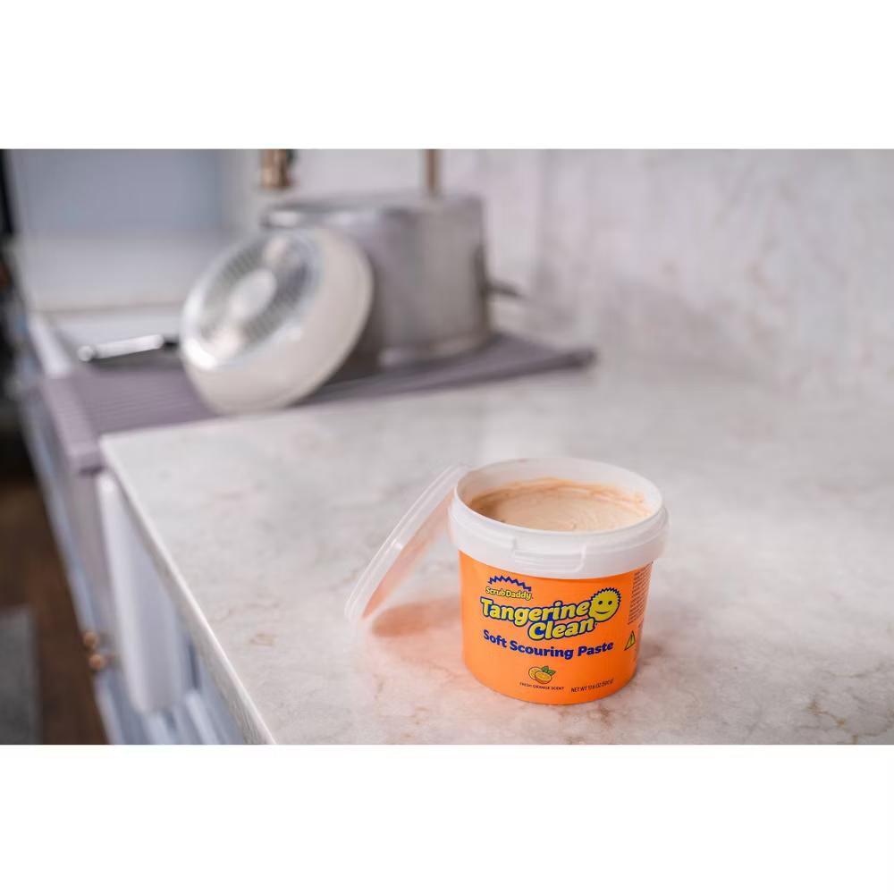 Tangerine Clean Soft Scouring Cleaning Paste - Fresh Orange Scent - Image 2