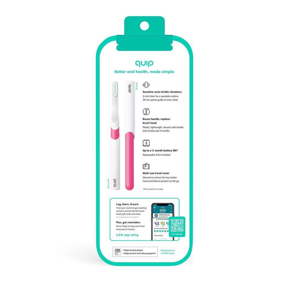 quip Electric Toothbrush with Timer and Travel Cap - Image 43