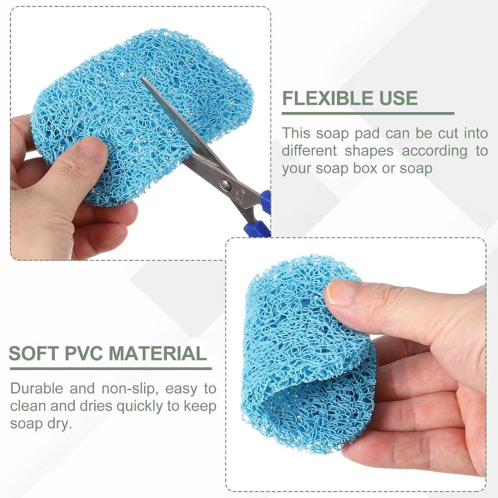 Soap Holder Pads, Soap Dish Saver Holder, Bar Dish Pads Non-Slip Self Draining - Image 3