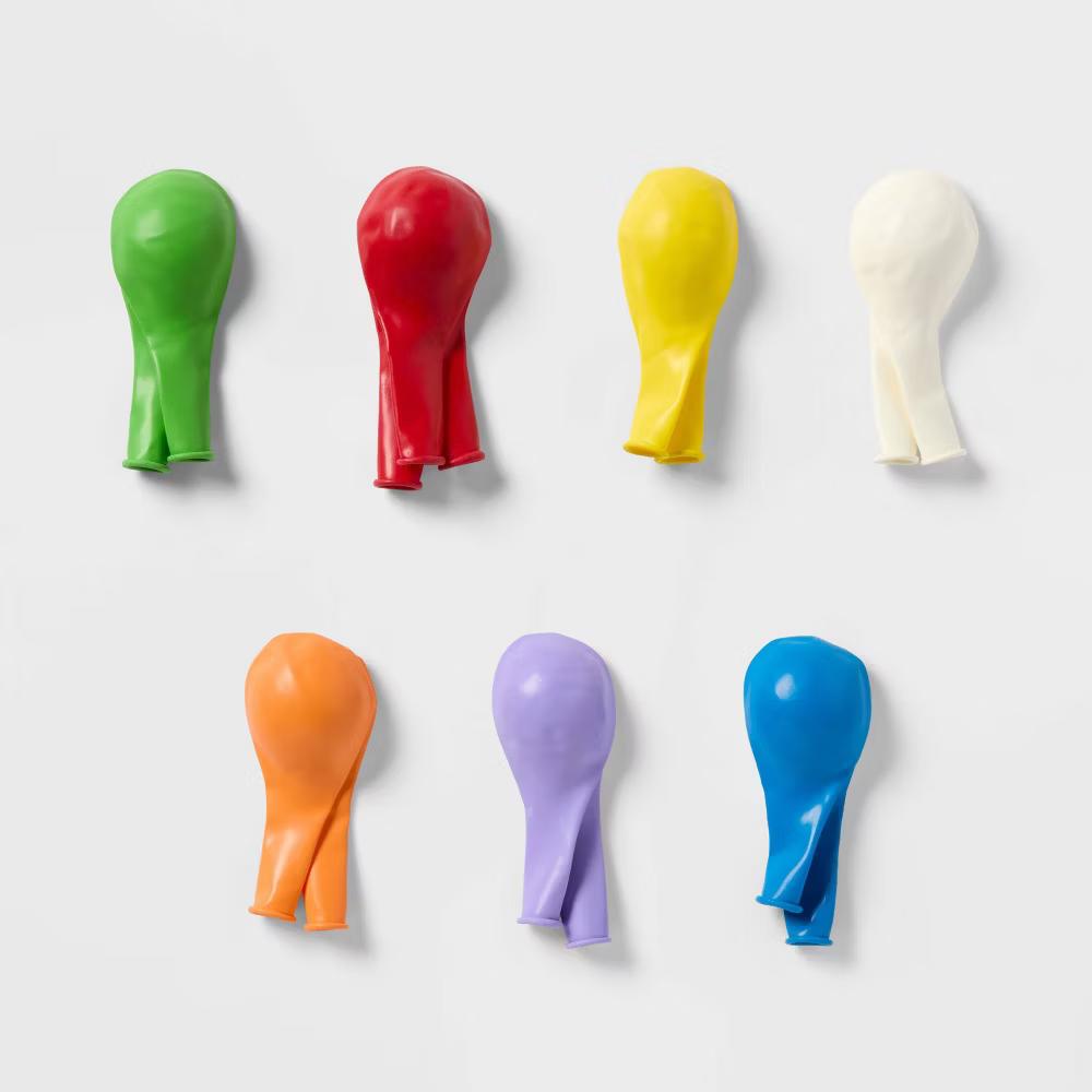 15ct Latex Party Balloons Color Mix - Image 4