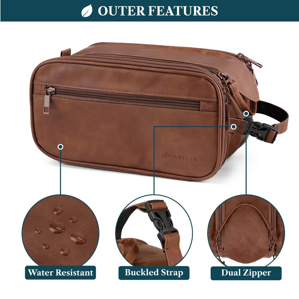 Toiletry Bag Women Men, Travel Toiletries Organizer Case, Essentials Shaving Dopp Kit, Cosmetic Make Up Accessories - Image 13