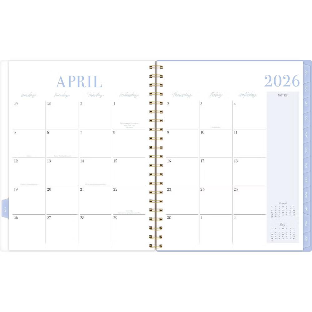 Leah Bisch for Cambridge 8.5"x11" 2026-2027 Large Weekly/Monthly Larkspur Garden - Image 8