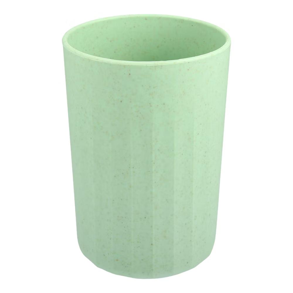 Bathroom Tumbler with Smooth Lines Wheat Straw Cup for Bathroom for Toothpaste 4.09''x2.80'' 1Pc - Image 26