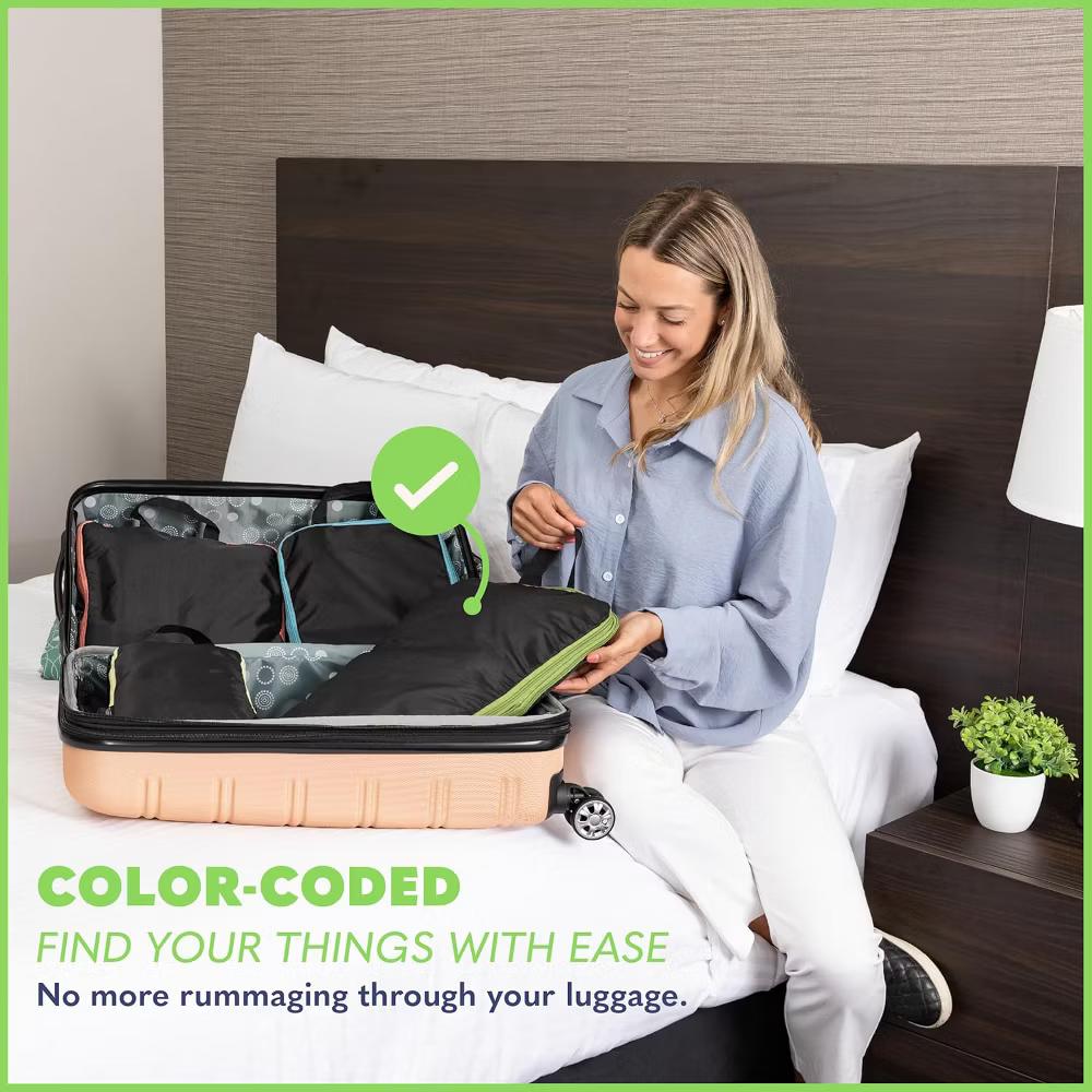 Blissford Compression Packing Cubes Travel, 4 Set - Image 2