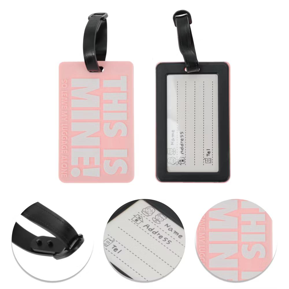THIS IS MINE Pattern Luggage Tag 1 Pc - Image 13