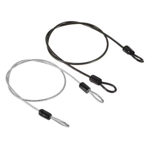 Security Steel Cable Coated Luggage Lock Wire Rope with Double Loop
