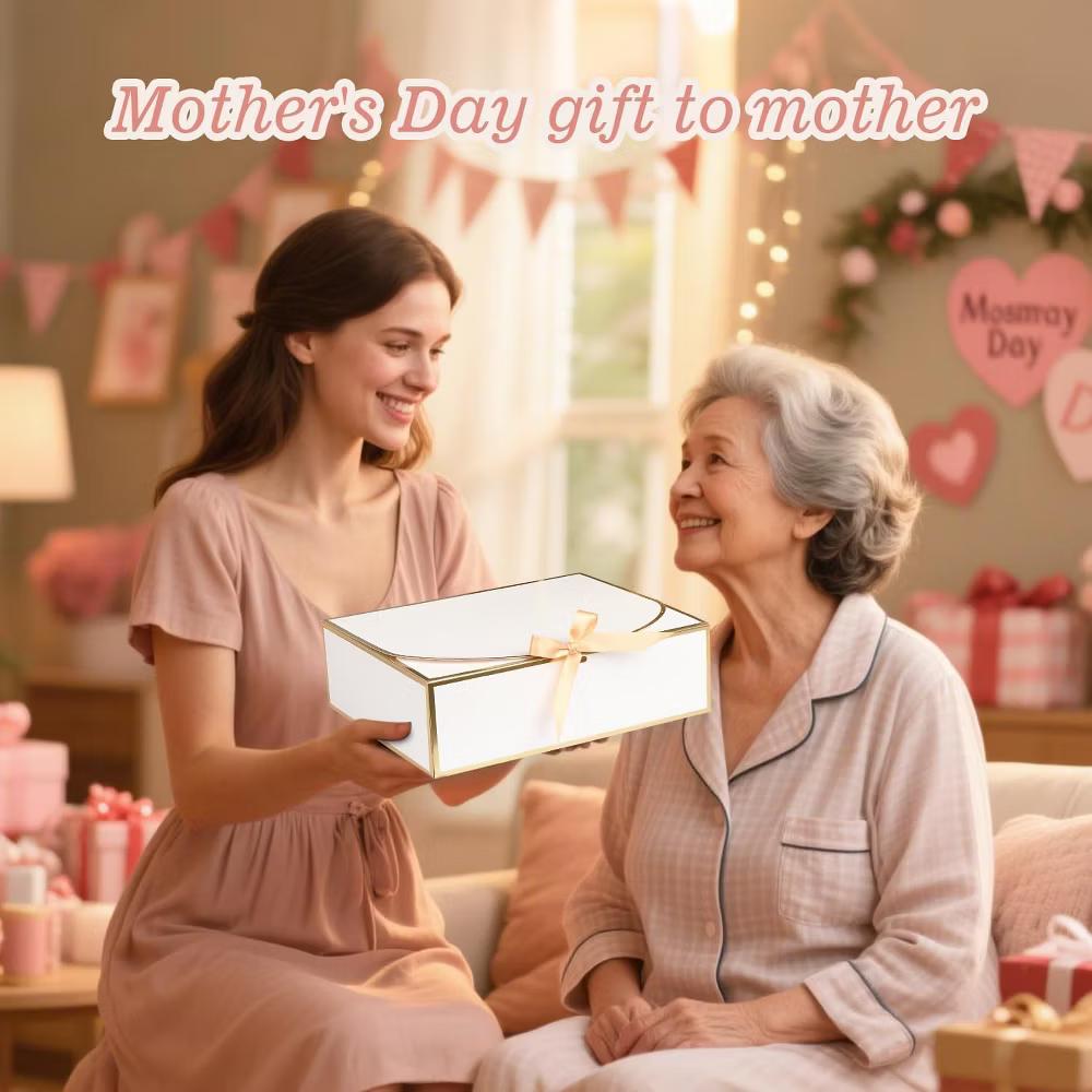 10 Pack Large White Gift Boxes with Lids 12.6x9.8x3.1 Inch for Bridesmaid Proposal Wedding Graduation Birthday Party - Image 7