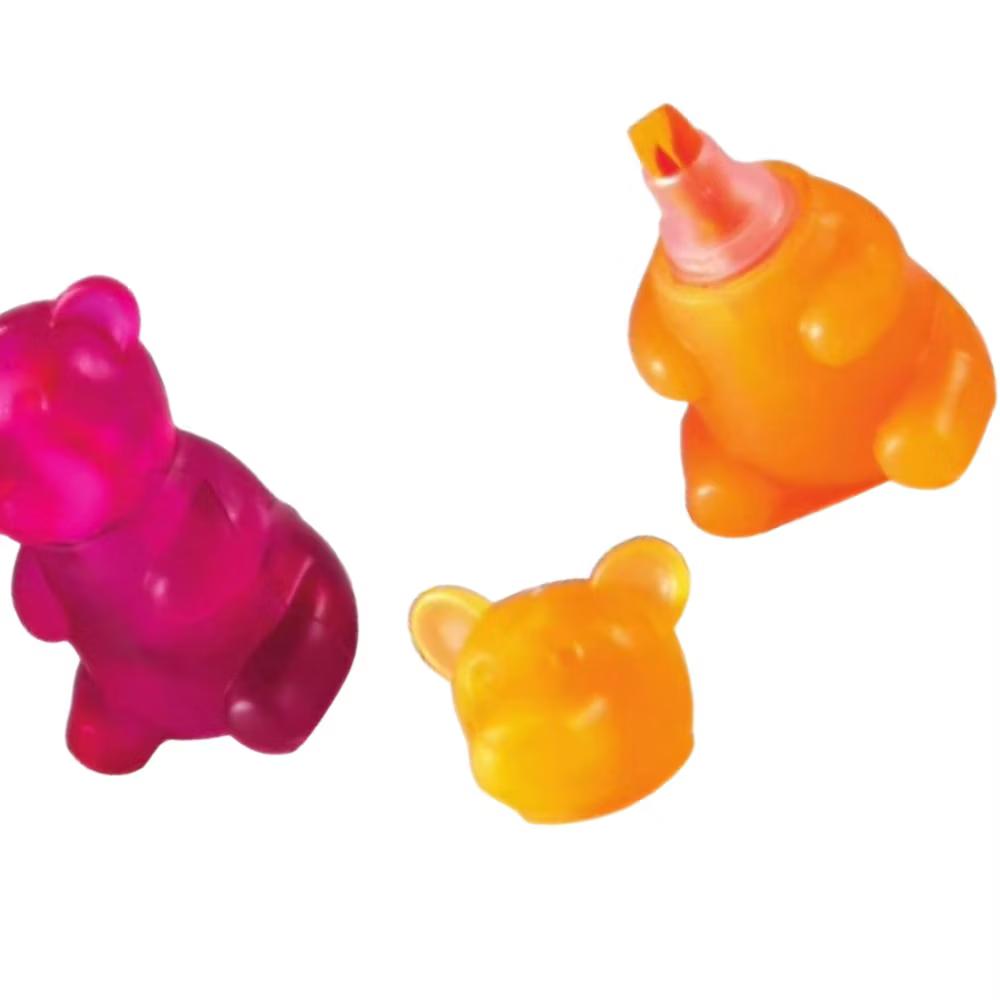Scented Gummy Bear Highlighters (8 Pack) - Fun Scents, Adorable Design, Chisel Tip - Image 2