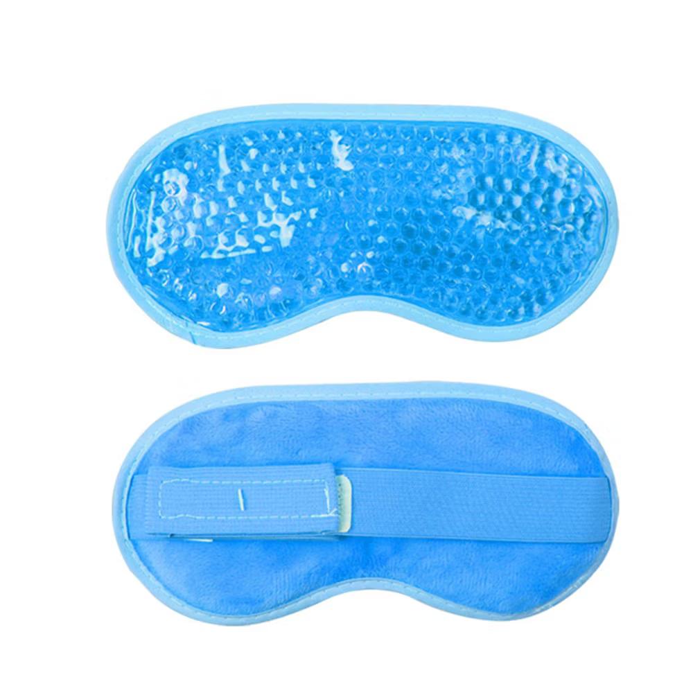 Reusable Gel Bead Eye Mask Hot and Cold Compress PVC Eye Cover with Adjustable Strap - Image 4