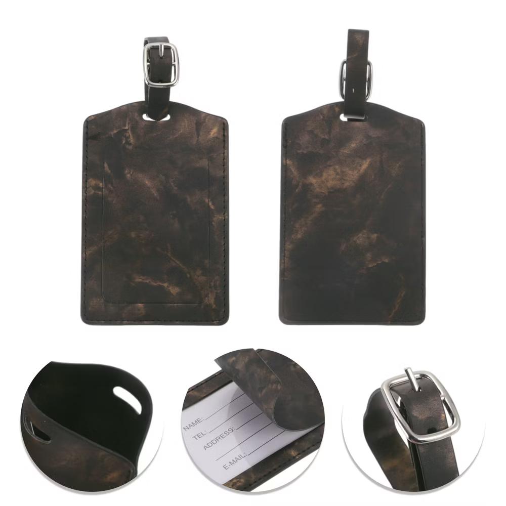Marble Pattern Luggage Tag 1 Pc - Image 4