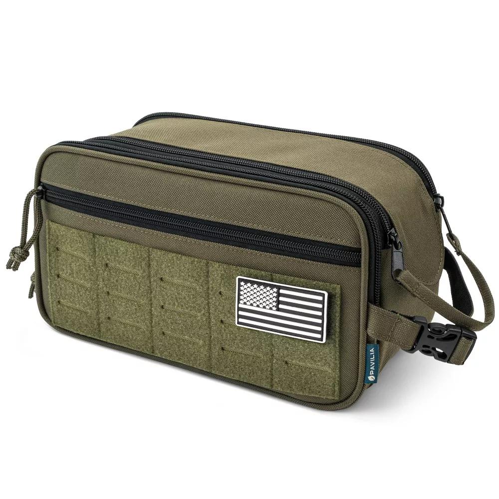 Tactical Toiletry Bag for Men, Hygiene Travel Bag, Military Dopp Kit, Water Resistant Molle Pouch, Shaving Grooming Organizer Case - Image 29