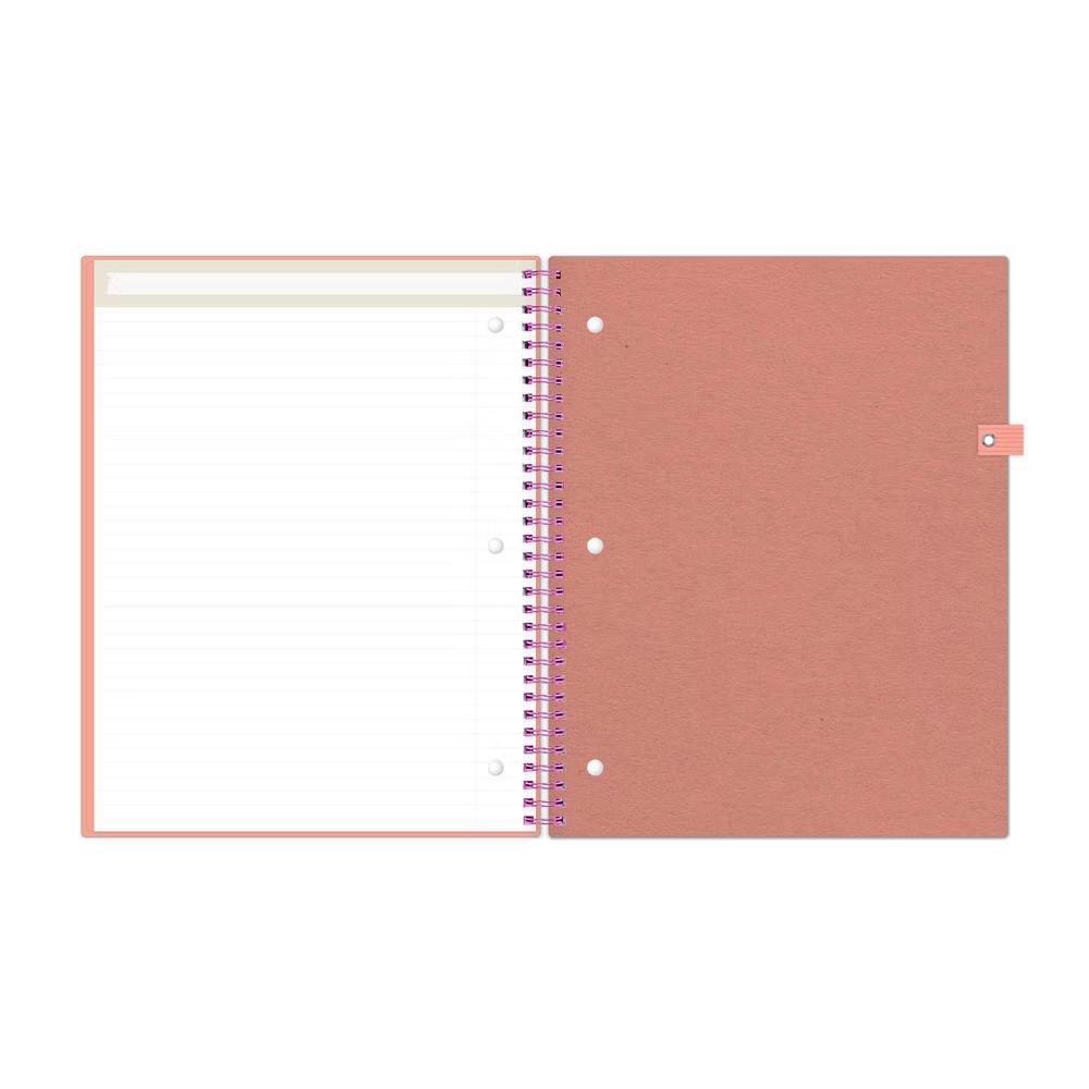 Blue Sky Your Year College Wirebound Notebook 8.5"x11" Orange - Image 8