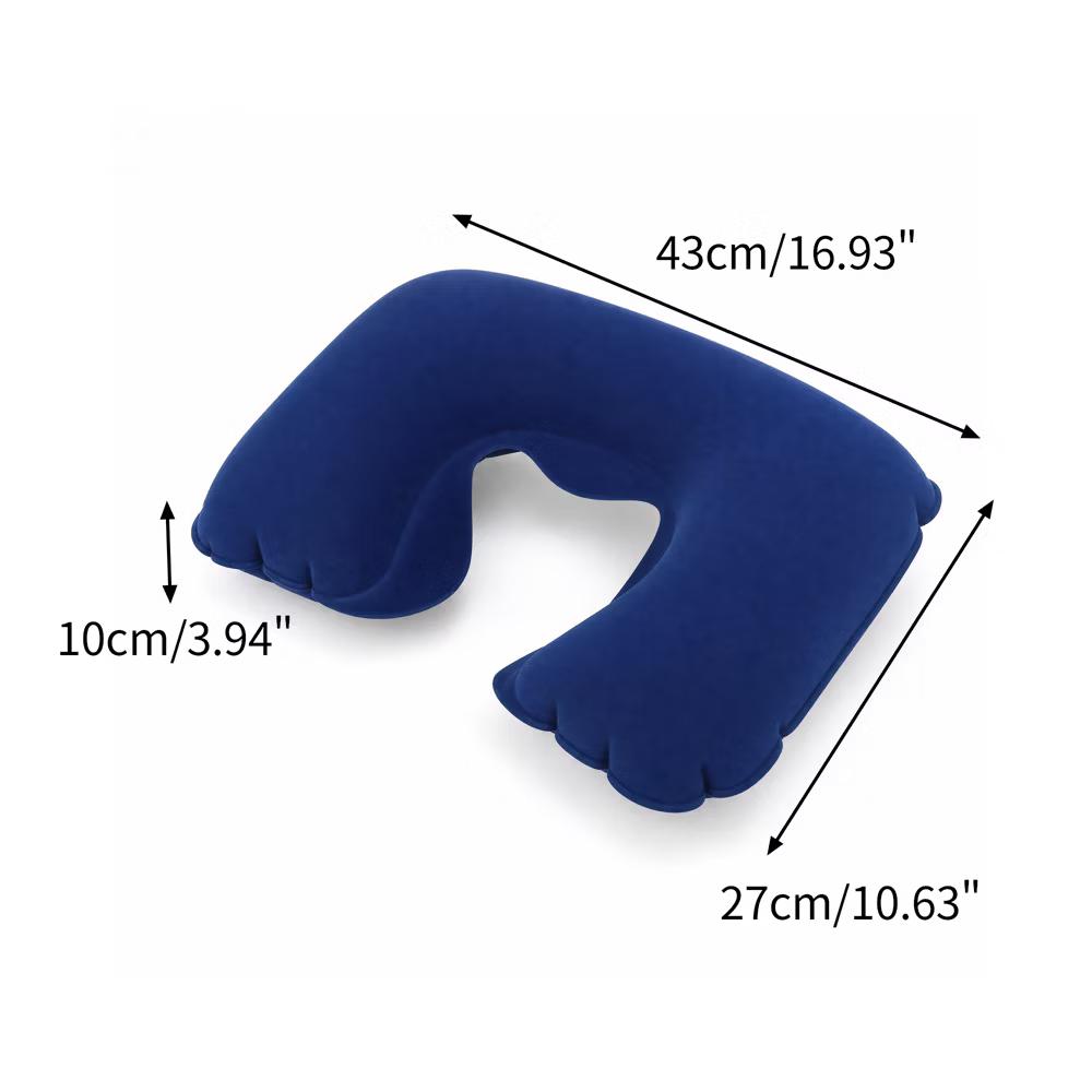 Comfortable Inflatable Travel Pillow with Eye Mask Earplugs 1 Set - Image 8