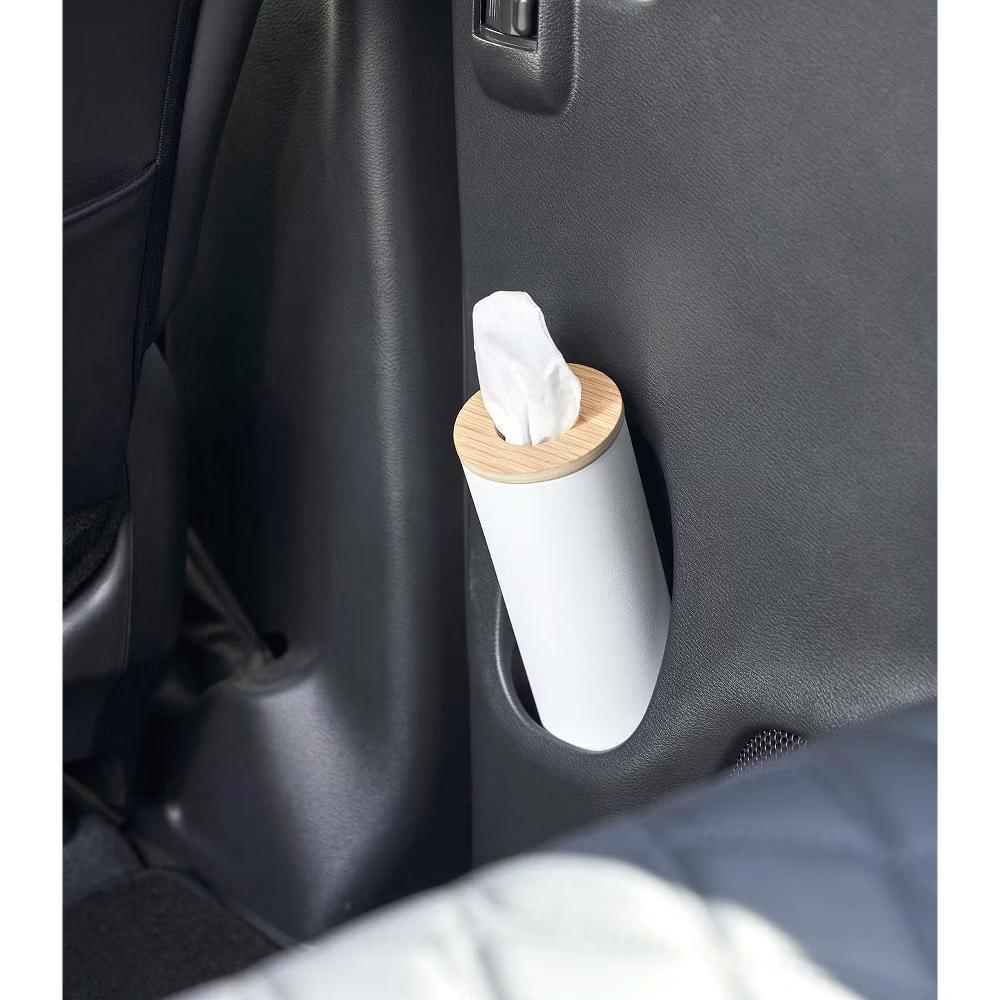 Home Round Tissue Case - Steel Wood - Image 9