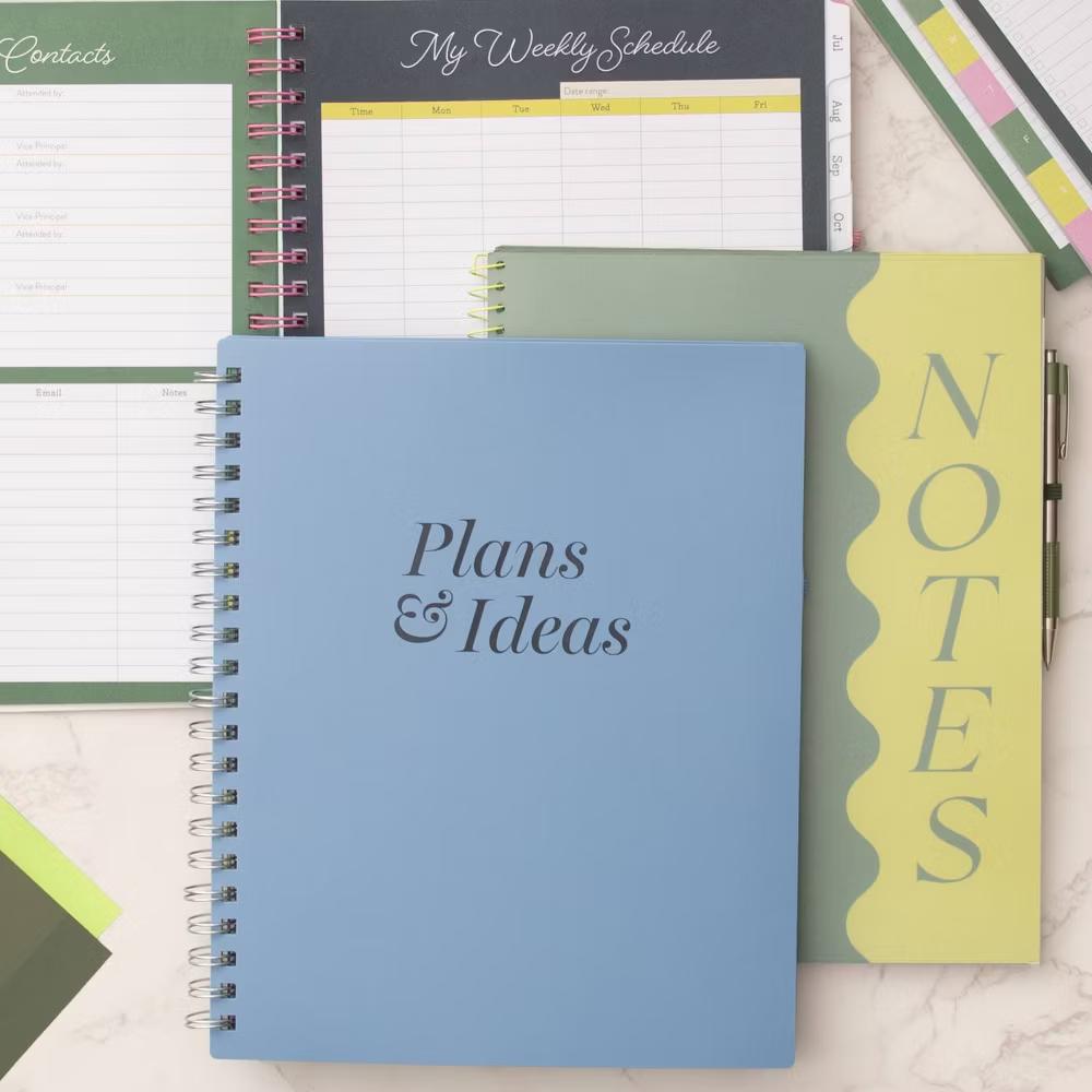 Blue Sky Your Year Parent Weekly/Monthly Planner Wirebound 8.5"x11" Blue Plans - Image 6