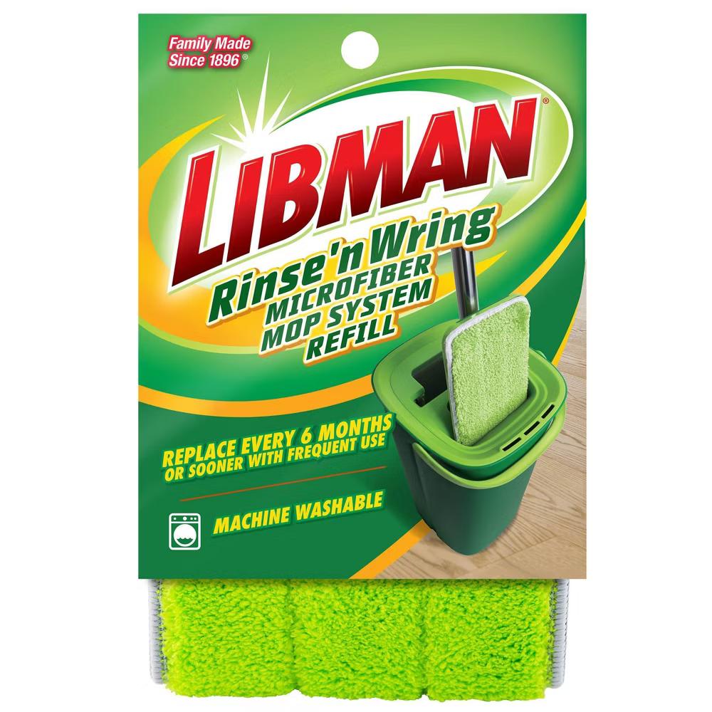 Libman Rinse 'n Wring Mop Refill: Microfiber Cleaning Tool Compatible with Libman Mop, Machine Washable, Multipurpose - Image 12
