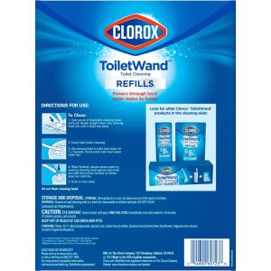 ToiletWand Refills Disposable Wand Heads - 30ct: Ammonia-Free, Multi-Surface Application