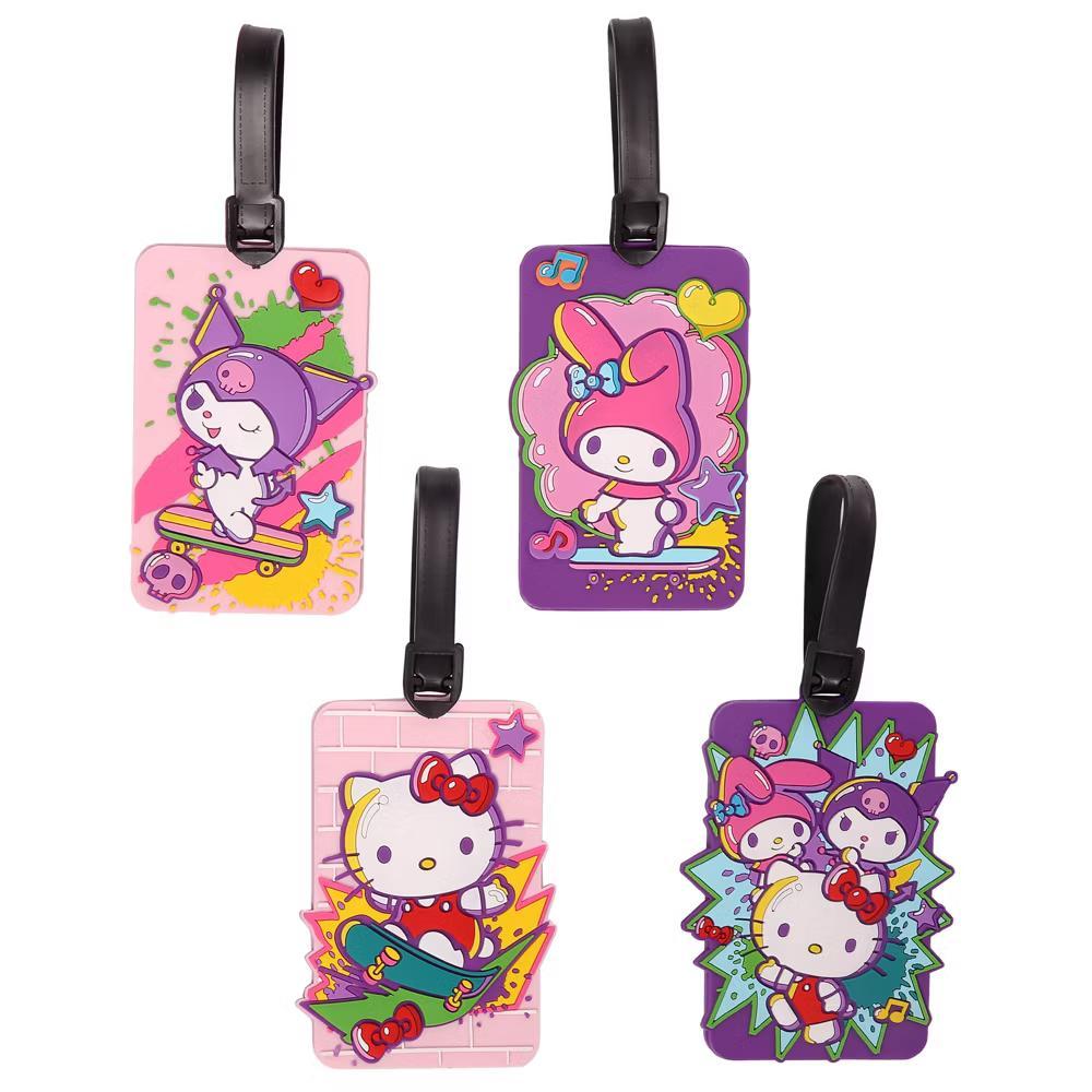 & Friends 4-Piece Luggage Tag Set - Cute Travel Essentials - Image 3