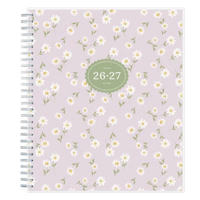 Day Designer 8"x10" 2026-2027 Weekly/Monthly Lila Planner Sweet Daisy Lilac Smooth Frosted Wirebound - Image 4