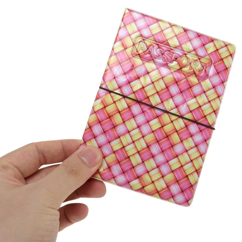 Woven Plaid Passport Holder 1 Pc - Image 19