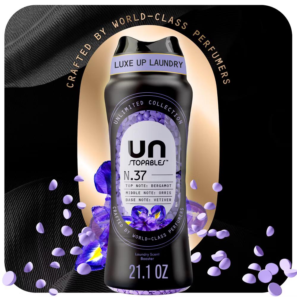 Unstopables Unlimited Collection In Wash Scent Booster Beads No. 37 Laundry Additives - Bergamot Orris Vetiver - 21.1oz - Image 9