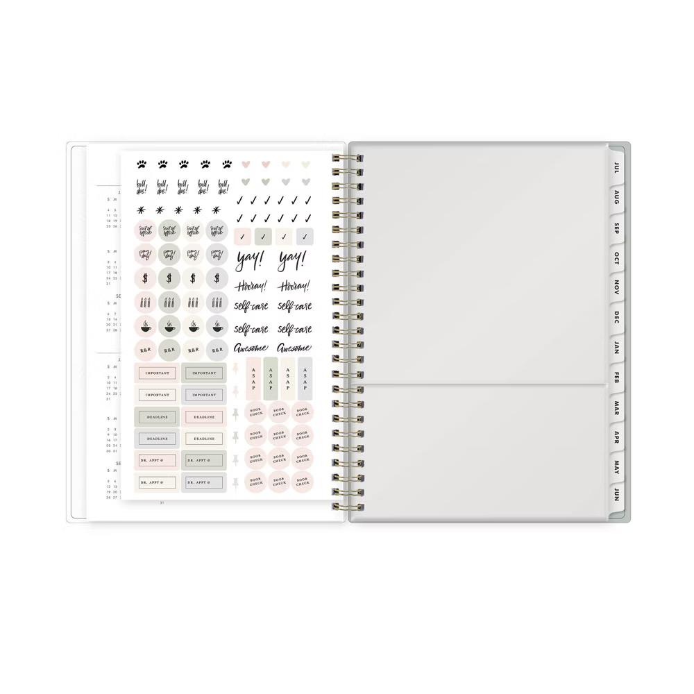 The Everygirl 5.875"x8.625" 2026-2027 Blue Sky Weekly/Monthly Planner Notes Fable Vines Frosted - Image 8