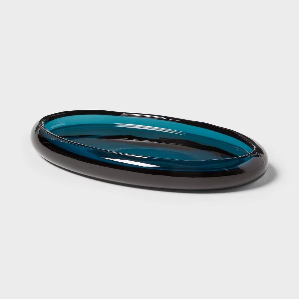 Colored Glass Bath Tray Blue - Image 5