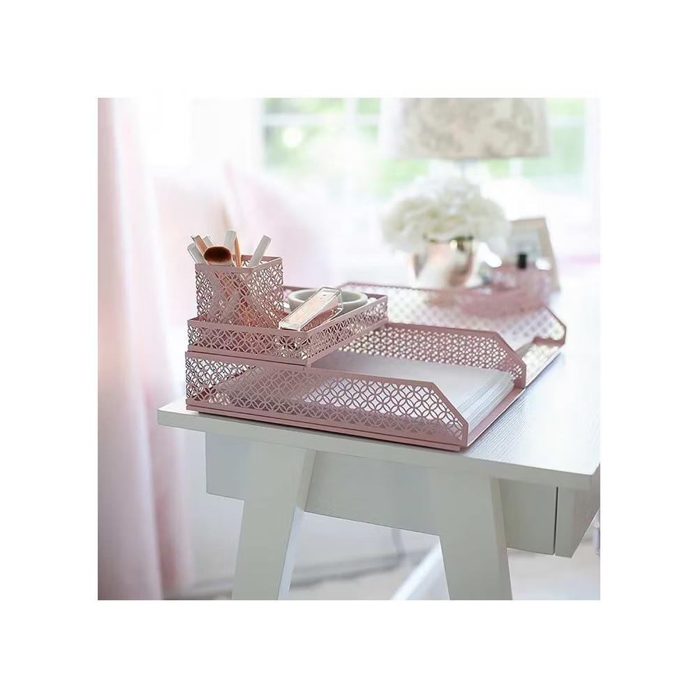 Blu Monaco 6 Piece Interlocking Desk Organizer Set - Image 30