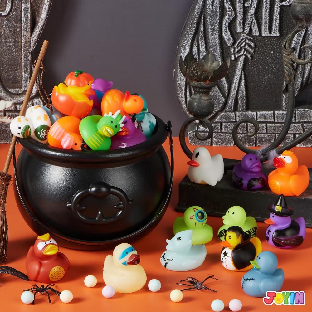 Halloween Party Supplies, Rubber Ducks Party Toys for Halloween Goodie Bag Fillers Decorations School Classroom Game Prizes Baby Bath Toy - Image 35