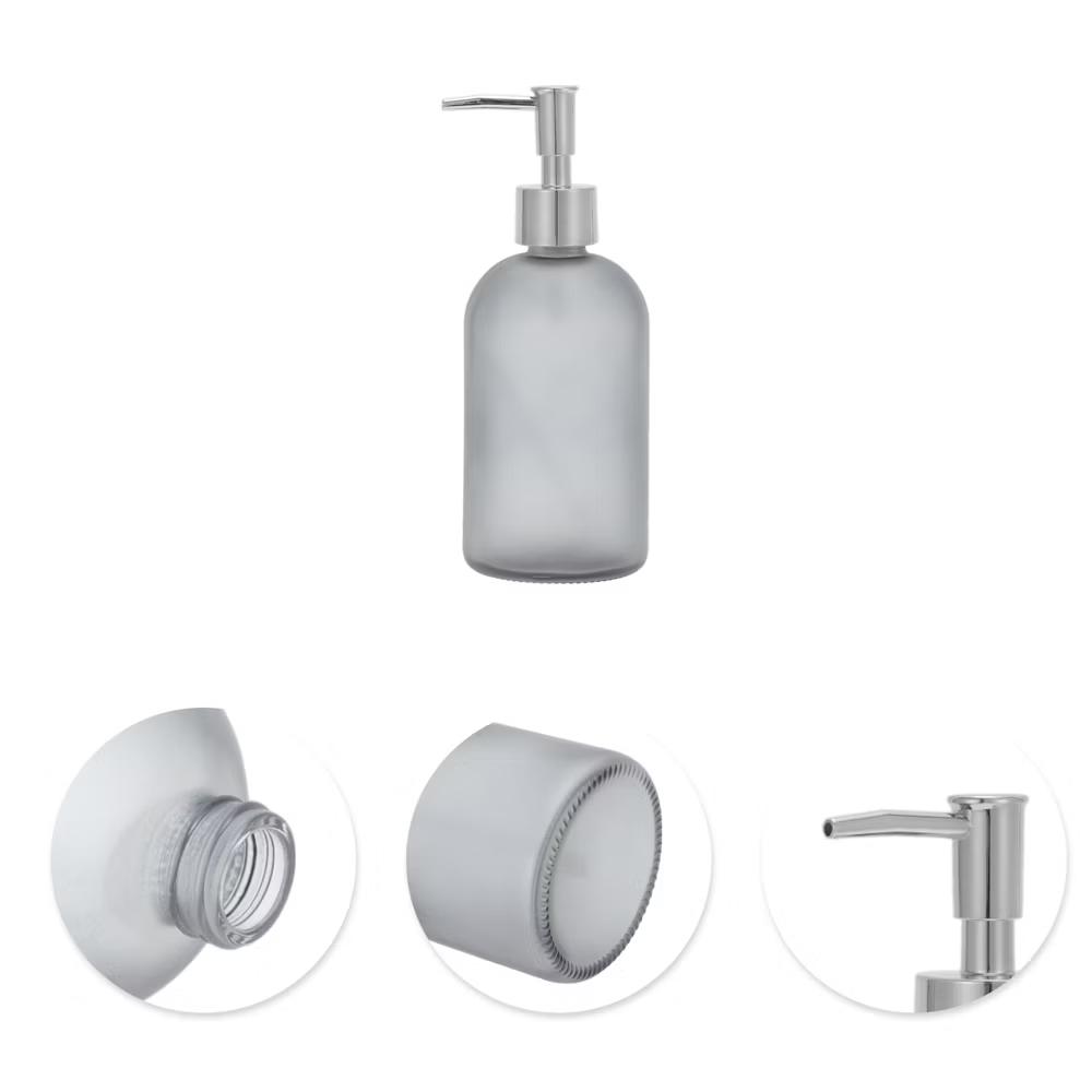 Reusable Cylinder Frosted Soap Dispenser 1 Pc - Image 22