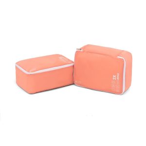 Atlantic 2 Pack Large 2X Deep Washable Packing Cubes in Orange