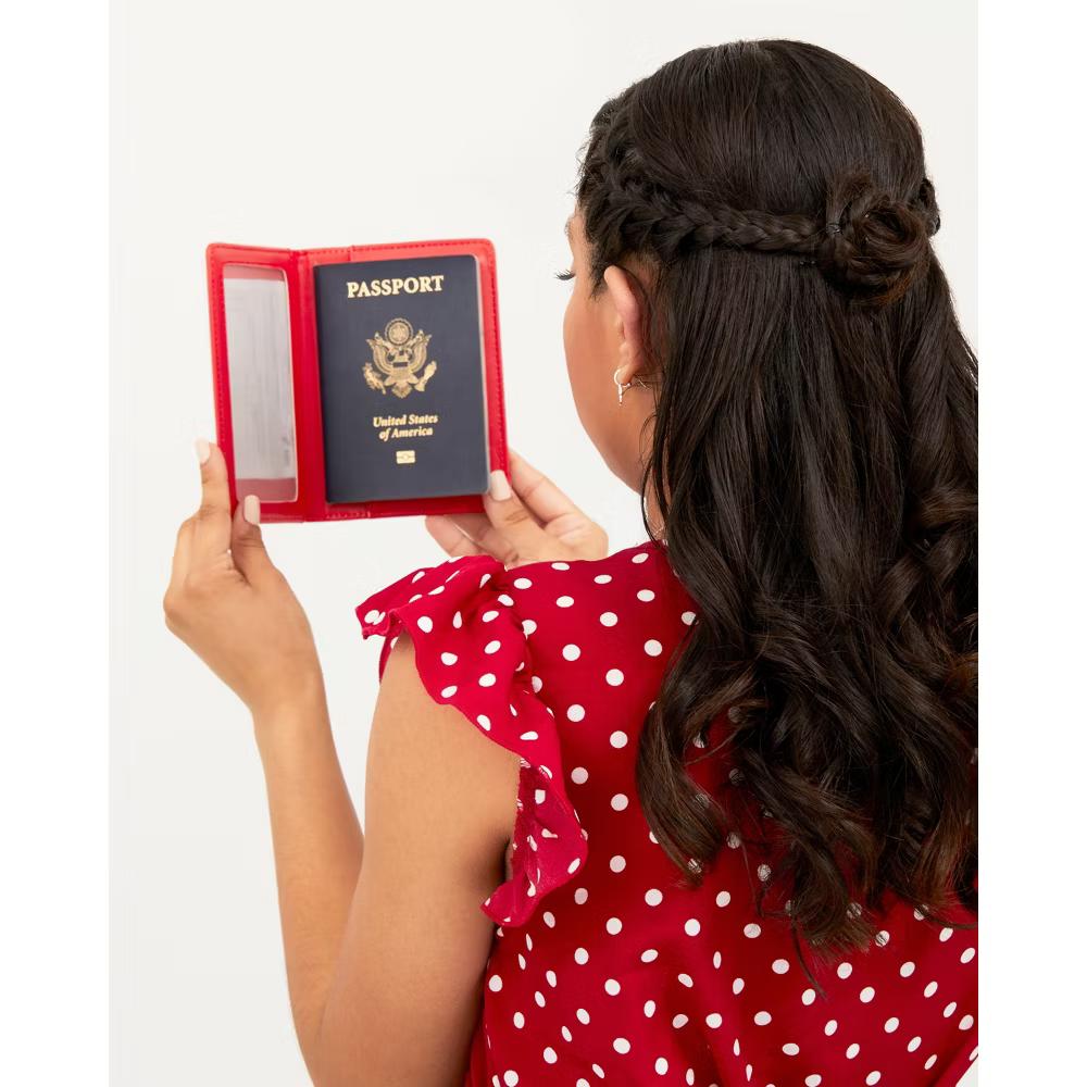 Mickey & Minnie Passport Holder - Cute Travel Wallet for Fans, Officially Licensed - Image 4