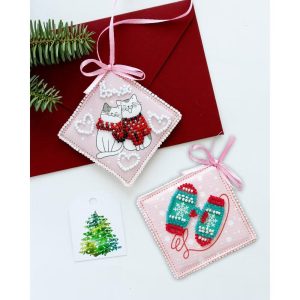 Art Bead Embroidery kit - Decoration We purr ABT-017