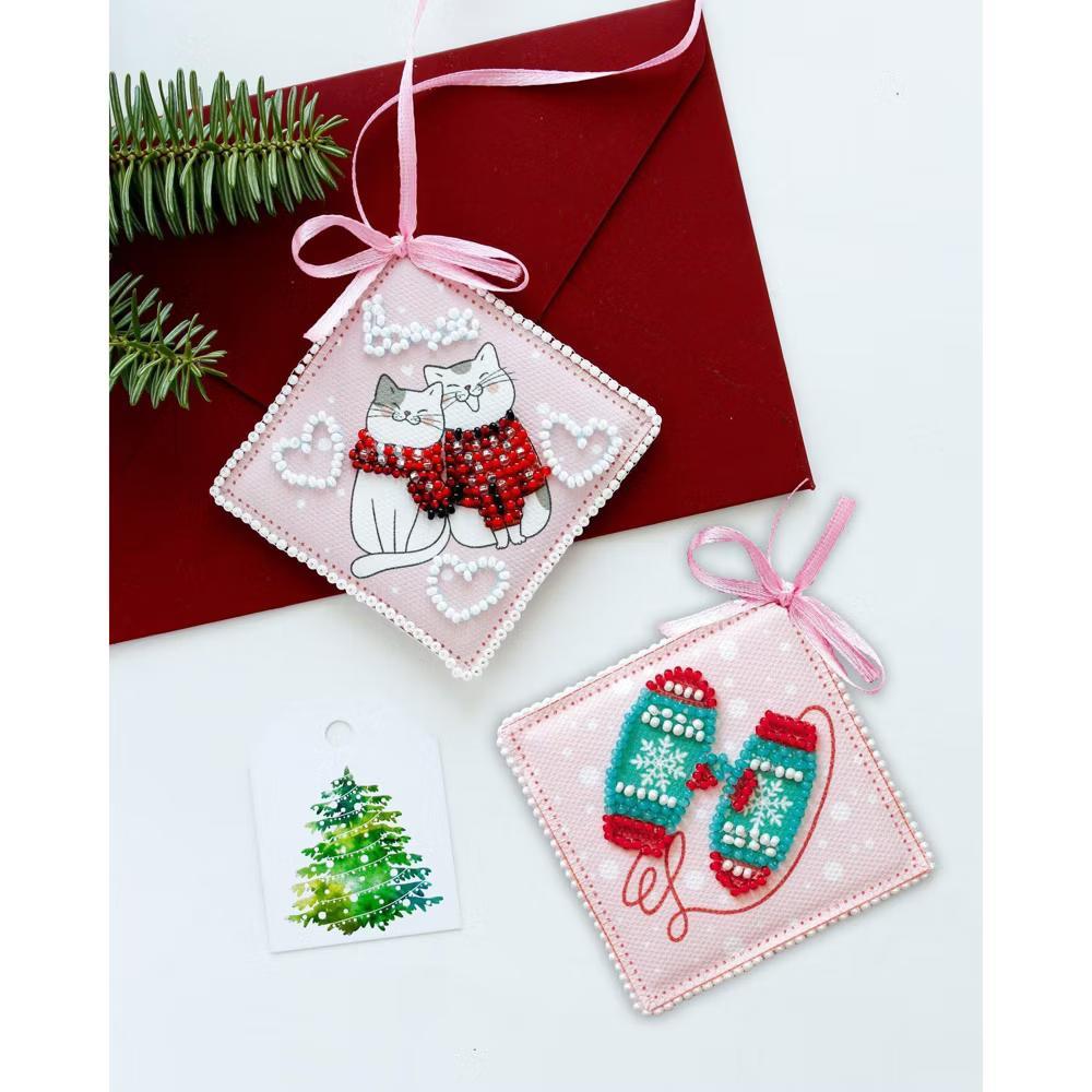 Art Bead Embroidery kit - Decoration We purr ABT-017